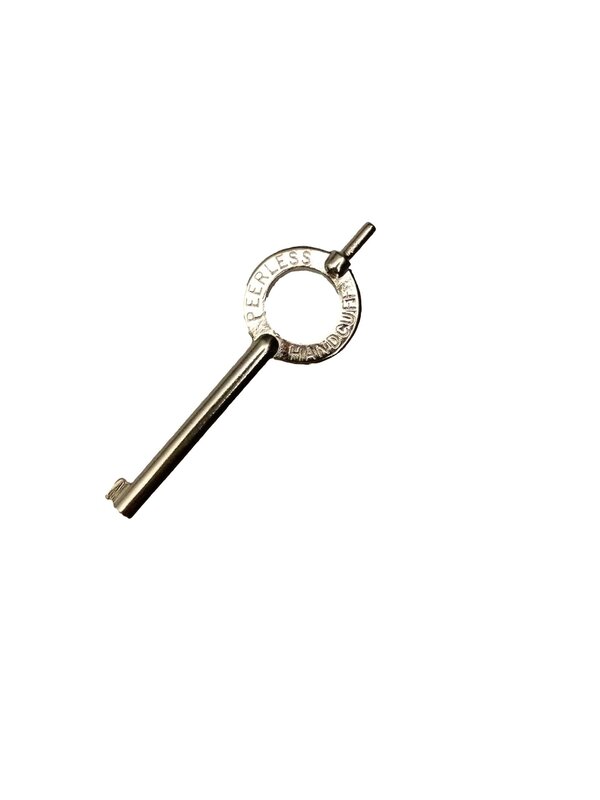 Peerless Handcuff Company Standard Handcuff Key Nickel