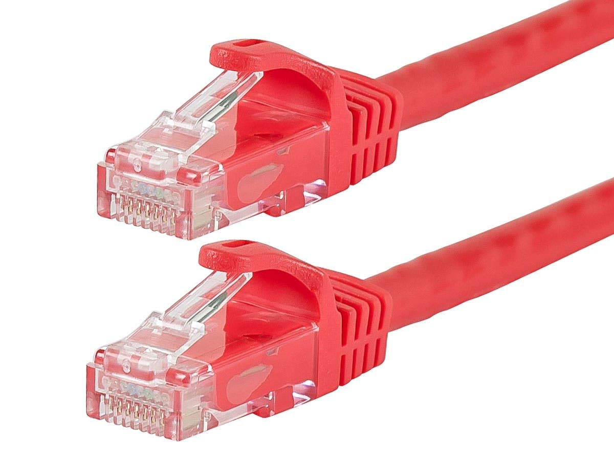 Monoprice Cat6 Flexboot Ethernet Patch Cable UTP 24AWG 550MHz Snagless RJ45