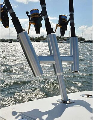 TACO Metals Marine F31-0770BSA-1 Kite Fishing Rod Cluster, Silver, Standard