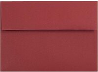 JAM PAPER Premium Dark Red Invitation Envelopes