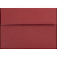 JAM PAPER Premium Dark Red Invitation Envelopes