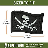 MAXPEDITION Jolly Roger 3D PVC Morale Patch