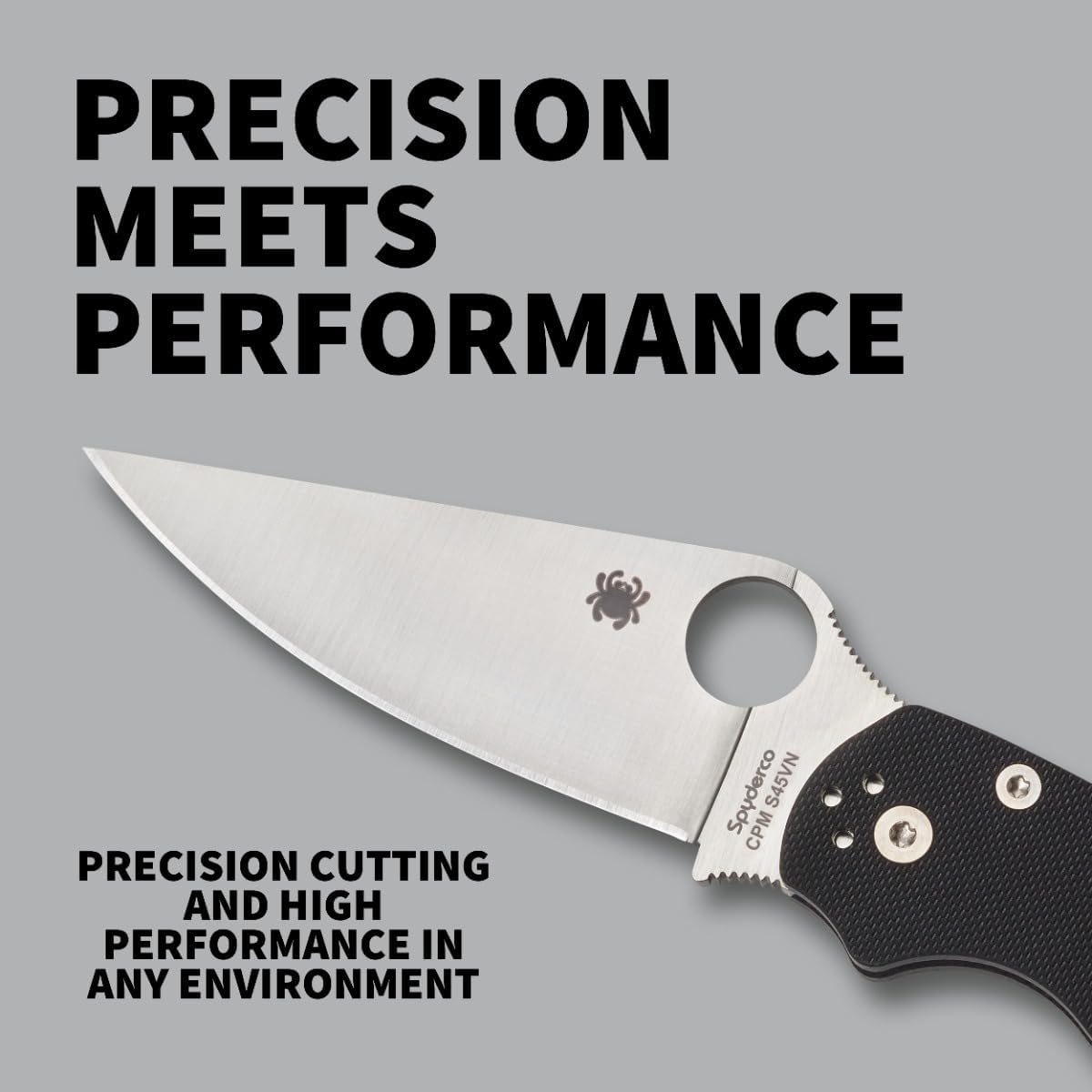 Spyderco Para Military 2 Folding Knife with G-10 Handle
