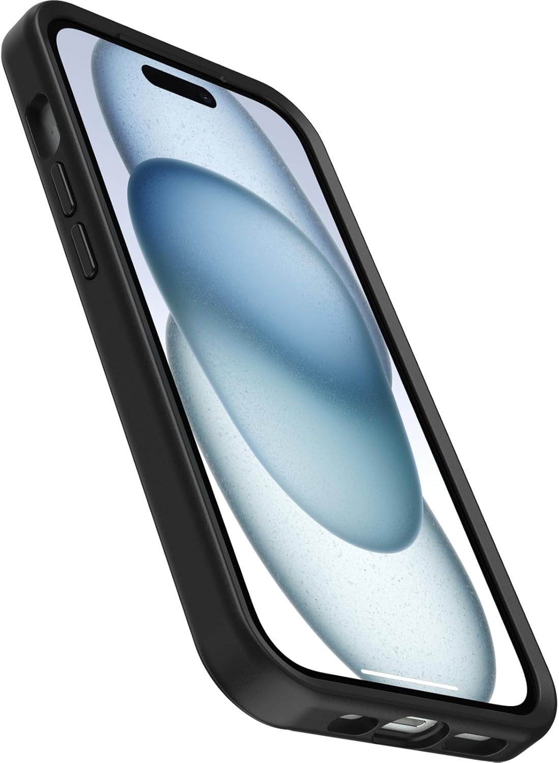 OtterBox iPhone 16e, 15, 14, & 13 Symmetry Series Case - Black, Snaps to MagSafe, Ultra-Sleek