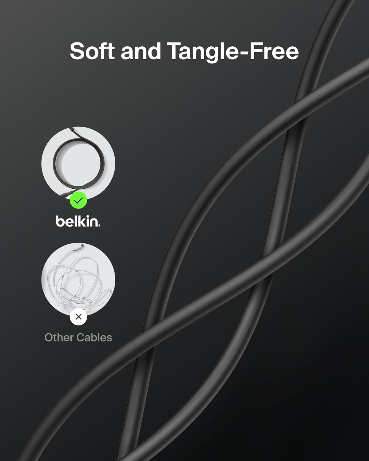 Belkin Eco Braided USB-A to USB-C Cable