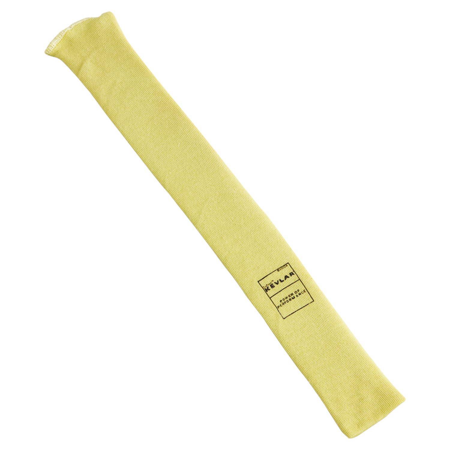 MCR Safety 18-Inch Kevlar Cut-Resistant Sleeve - Yellow (ANSI Cut A3)