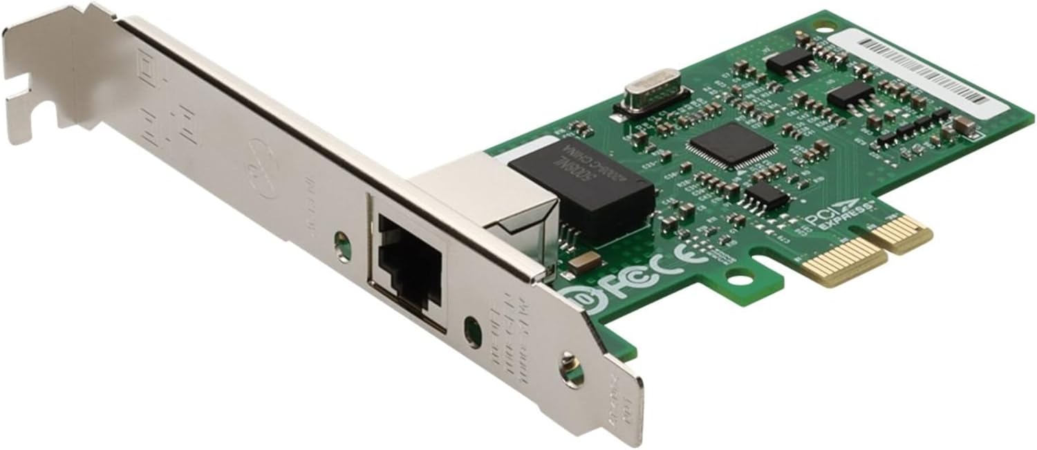 AddOn Intel EXPI9301CT Comparable 10/100/1000Mbs Single RJ-45 Port 100m PCIe 2.0 x4 Network Interface Card, EXPI9301CTAO