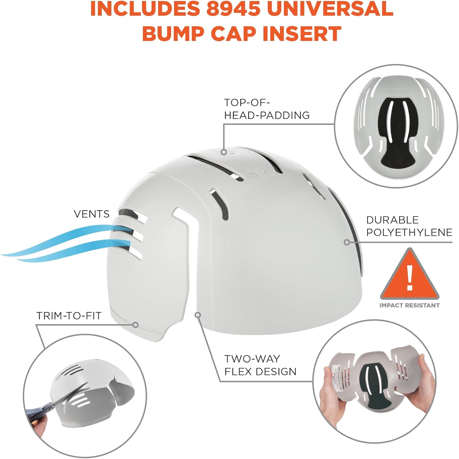 ERGODYNE N-Ferno 6893Z Zippered Balaclava Face Mask