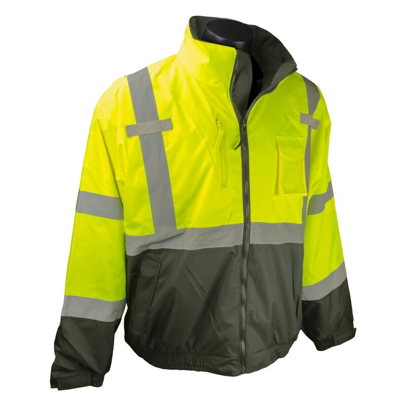 RADIANS SJ210B Three-in-One Deluxe Hi-Viz Bomber Jacket