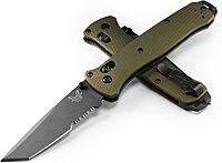 BENCHMADE Bailout 537 EDC/Tactical Knife, Tanto Blade, Aluminum Handle