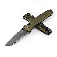 BENCHMADE Bailout 537 EDC/Tactical Knife, Tanto Blade, Aluminum Handle