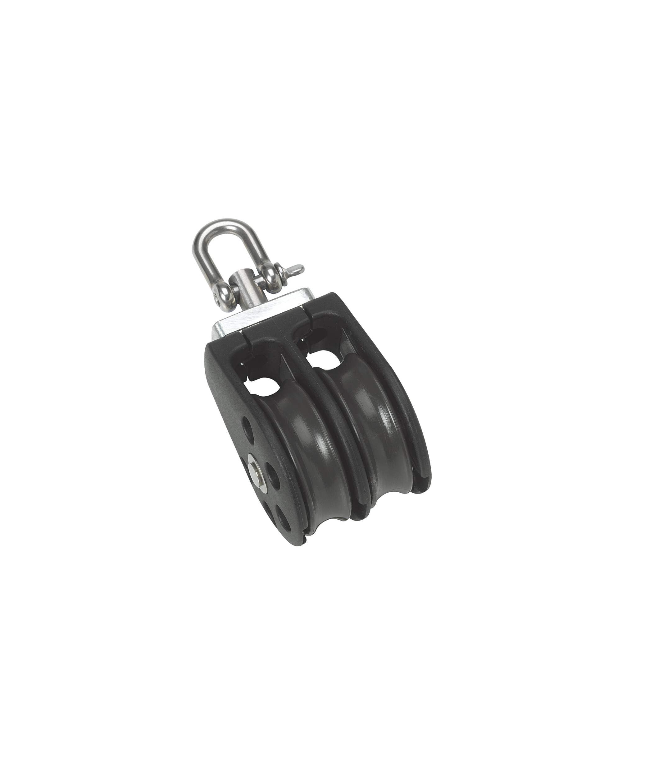 Barton Marine Size 3 45mm Plain Bearing Pulley Block Double w/Swivel