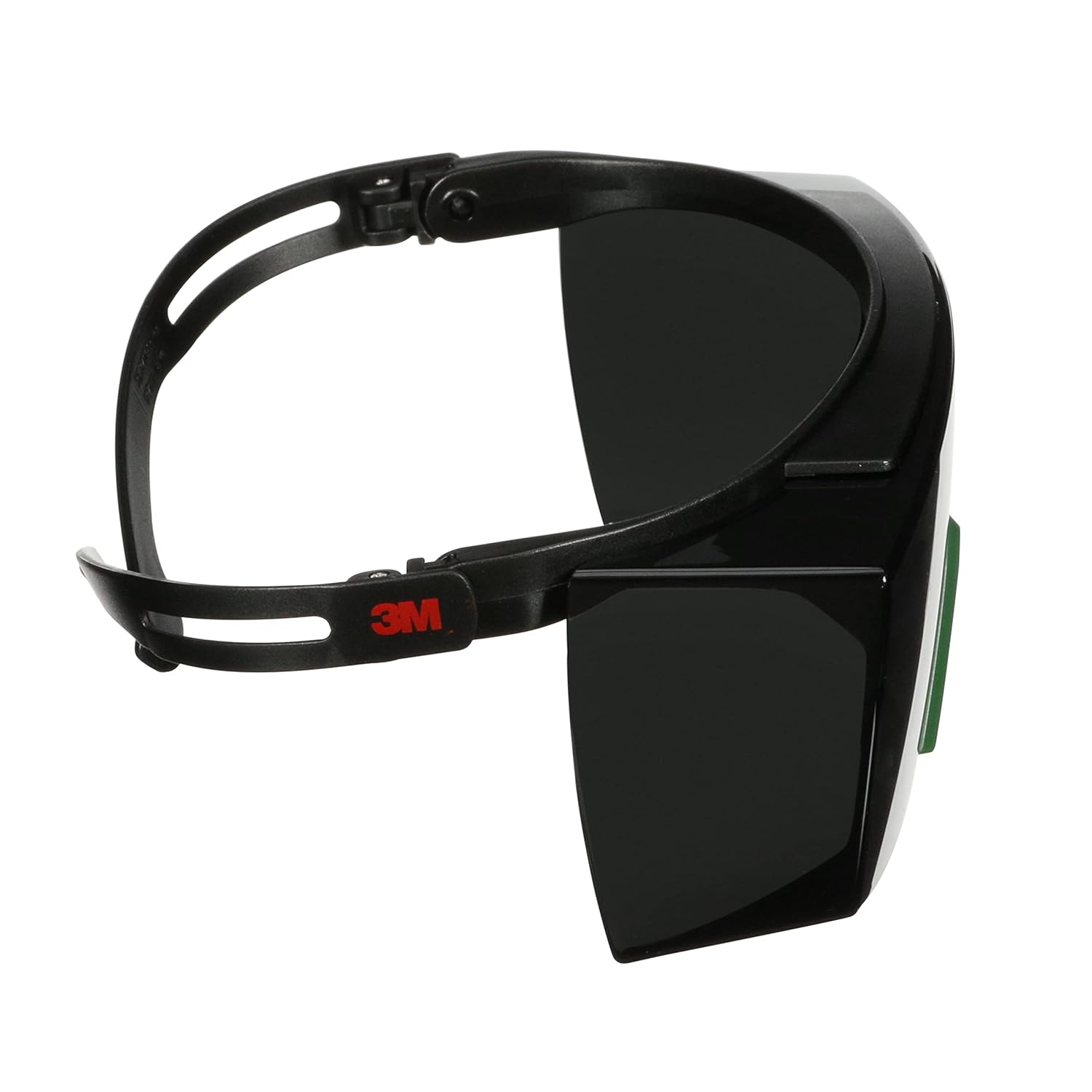 3M SecureFit 3700 Series, SF3750AS-BLK, Black Temples, IR 5.0 Gray OTG Anti-Scratch Lens