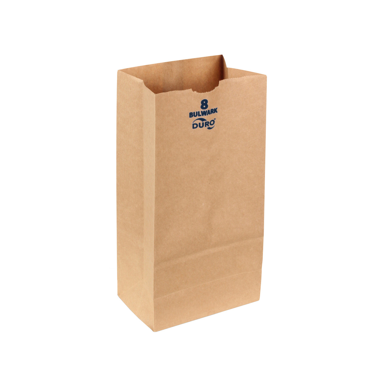 Novolex - Duro 8# Bulwark 57# Basis SOS Bag Kraft 6.13" X 4.13" X 12.44" 400 / cs