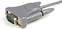 StarTech.com USB to Serial Adapter - 3 ft / 1m - with DB9 to DB25 Pin Adapter - Prolific PL-2303 - USB to RS232 Adapter Cable
