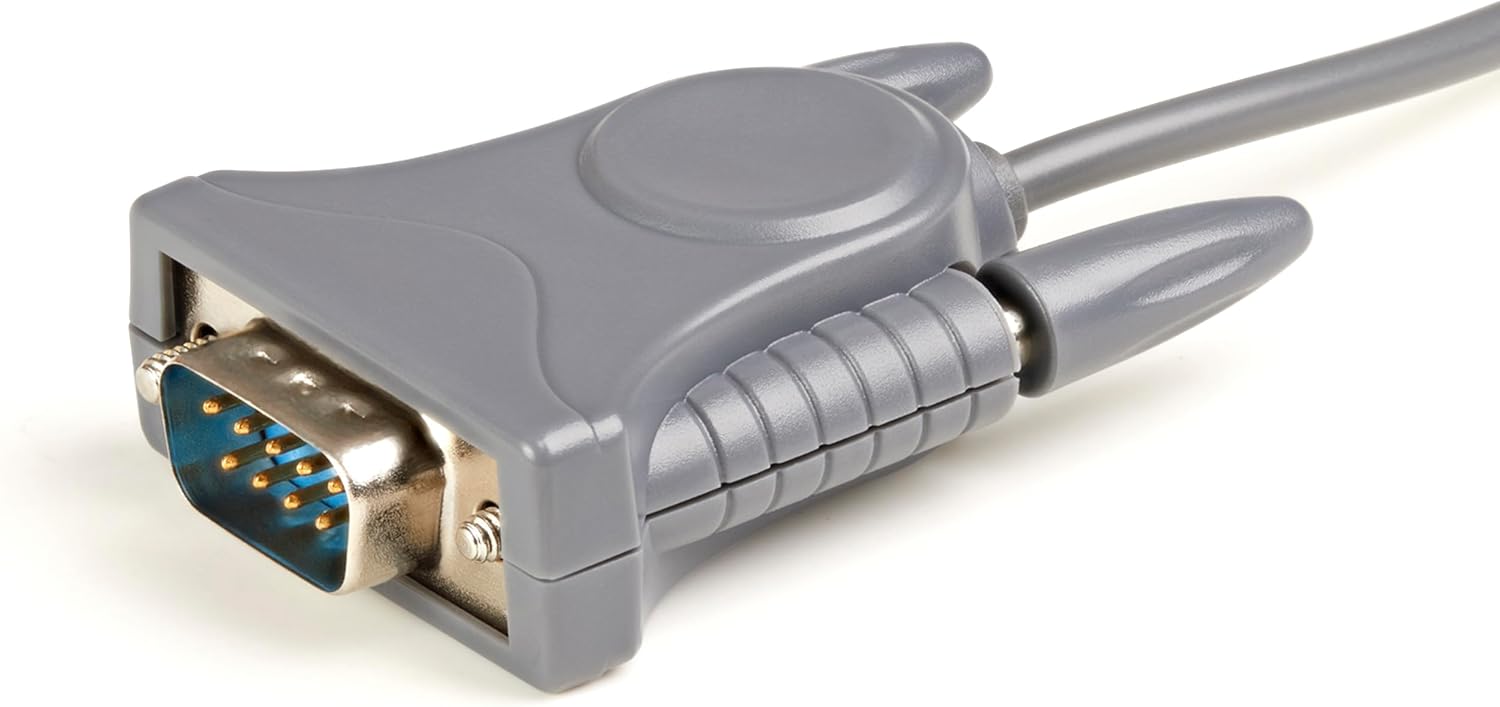 StarTech.com USB to Serial Adapter - 3 ft / 1m - with DB9 to DB25 Pin Adapter - Prolific PL-2303 - USB to RS232 Adapter Cable