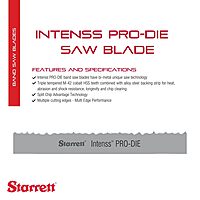 Starrett Intenss Bi-Metal Band Saw Blade with M42 HSS Cutting Edge