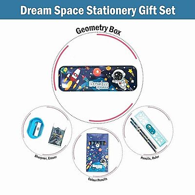 Space Theme Stationery Set for Kids