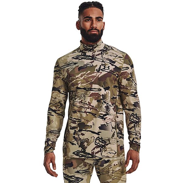 Under Armour ColdGear Infrared Camo Mock Mens Long Sleeve