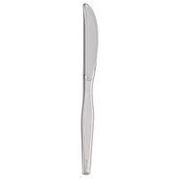 Dixie 7.5" Heavy-Weight Polystyrene Plastic Knives By GP PRO, Clear, 1000 Count, KH017