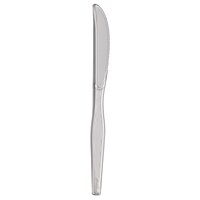 Dixie 7.5" Heavy-Weight Polystyrene Plastic Knives By GP PRO, Clear, 1000 Count, KH017