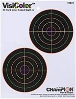 Champion VisiColor Adhesive Targets, Peel-and-Stick, 10 Pack