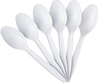 Highmark Medium-Length Polystyrene Spoons, Pack Of 100, 11594