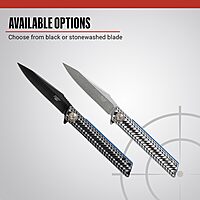ASP Police Duty Knife (PDK) Slim Folder, AUS-8 Drop Point Folding Knife
