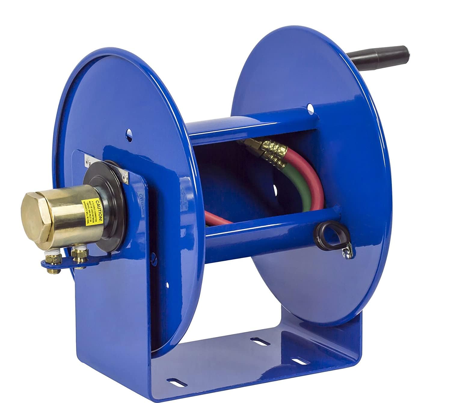 Coxreels 112WL-1-100 Hand Crank Steel Welding Hose Reel, 100W Series – ¼” x 100’