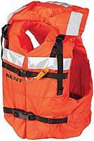 Onyx 100400-200-004-16 Adult Type I Vest Style Life Jacket, Orange Vest,Universal,Jacket+ Storage Bag