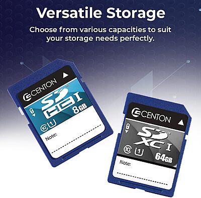 CENTON UHS-I Class 10 SD and microSD Memory Cards