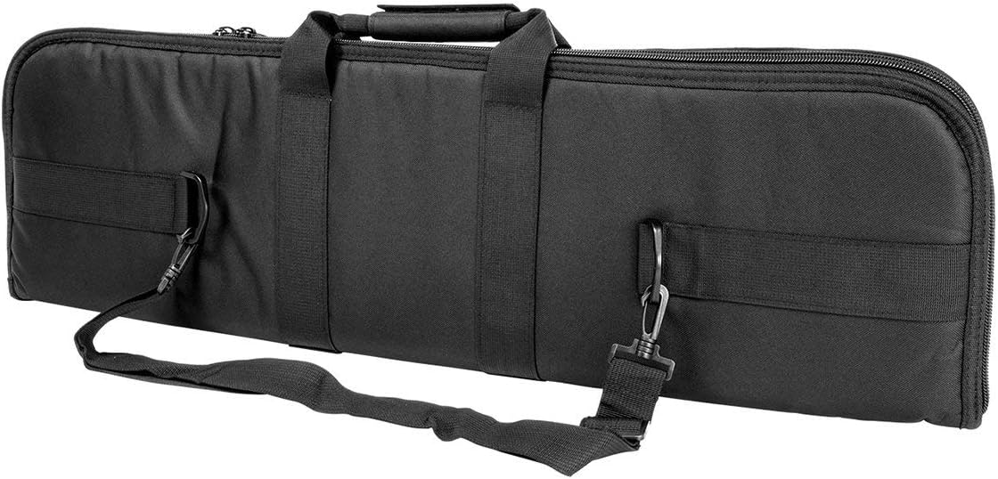 NCSTAR Rifle/Shotgun Case, PVC/Nylon with High-Density Foam, Carry Handle & Shoulder Strap