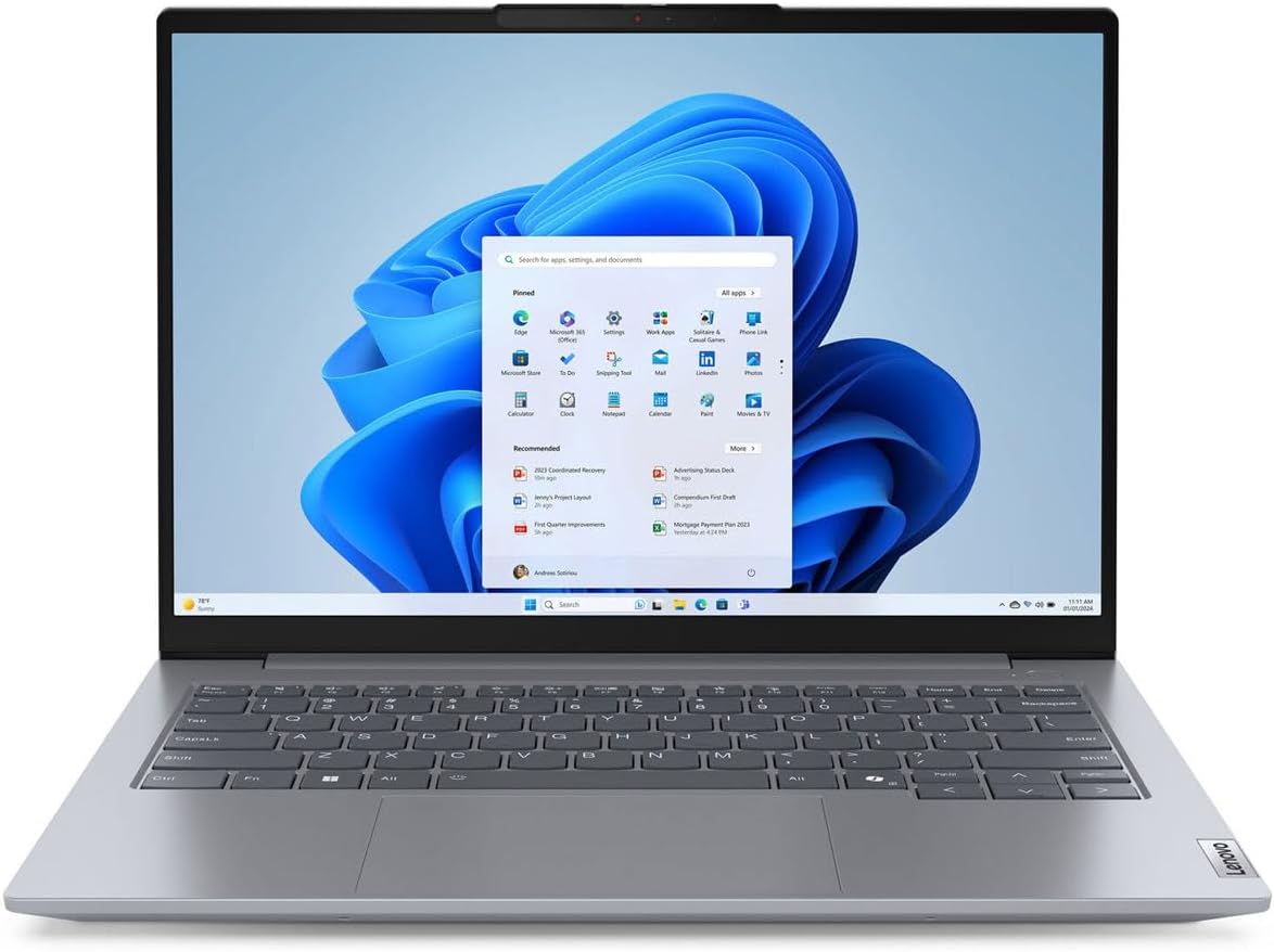 Lenovo ThinkBook 14 G7 ARP 21MV002VUS 14" Notebook - WUXGA - AMD Ryzen 5 7535HS - 16 GB - 512 GB SSD - Arctic Gray