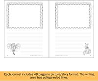 BARKER CREEK Color Me! Inspired Writing Journals, College-Ruled, 8.5 x 11, 48 Pages