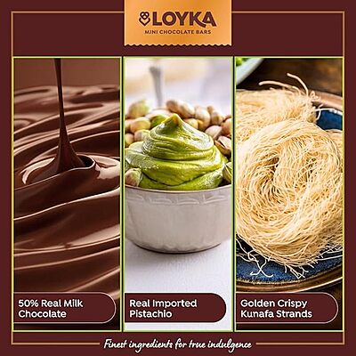 Loyka-Kunafa Choco bar-35g