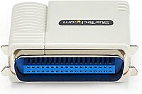 StarTech.com Ethernet to Parallel Network Print Server, 10/100Mbps LAN, WebUI, Centronics Ethernet Printer Server Adapter