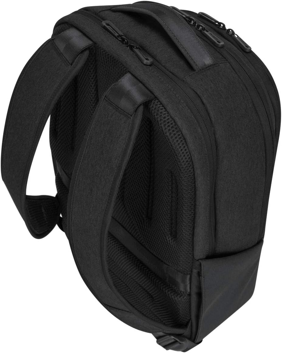 Targus 15.6" Cypress Hero Backpack with EcoSmart, Black - Eco-Friendly Laptop Backpack Designed for Business Travelers, Work