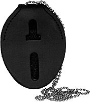 PERFECT FIT SHIELD WALLETS Oval Belt Clip with Pocket and Chain