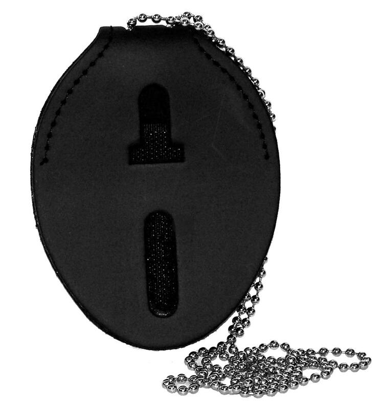 PERFECT FIT SHIELD WALLETS Oval Belt Clip with Pocket and Chain