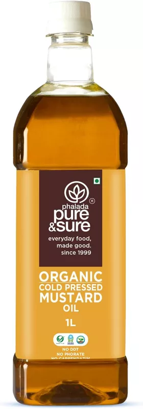 PURE&SURE - ORGANIC MUSTARD OIL 1 LTR