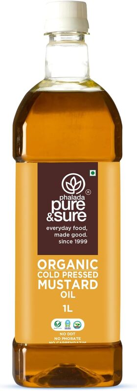 PURE&SURE - ORGANIC MUSTARD OIL 1 LTR