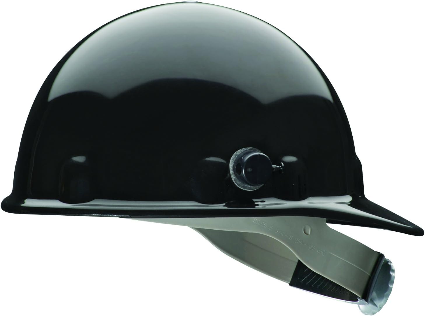 Fibre-Metal by Honeywell E2QRW11A000 Super Eight Ratchet Cap Style Hard Hat with Quick-Lok, Black, Medium