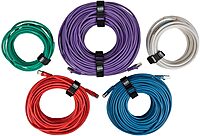 Klein Tools 450-600 Cable Organizer, Hook and Loop Cinch Strap Ties, Includes (2) 6-Inch, (2) 8-Inch, (2) 14-Inch Straps