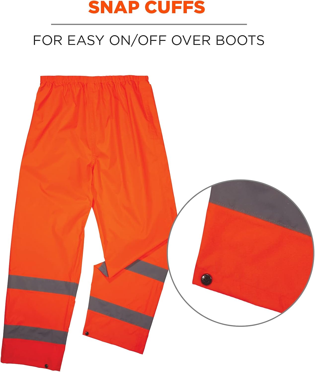 Ergodyne Glowear 8916 Class E Lightweight Hi-Vis Rain Pants