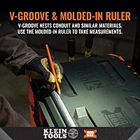 Klein Tools 54804MB MODbox Small Tool Box, Heavy Duty Organizer with Removable Tray, Water and Debris Resistant