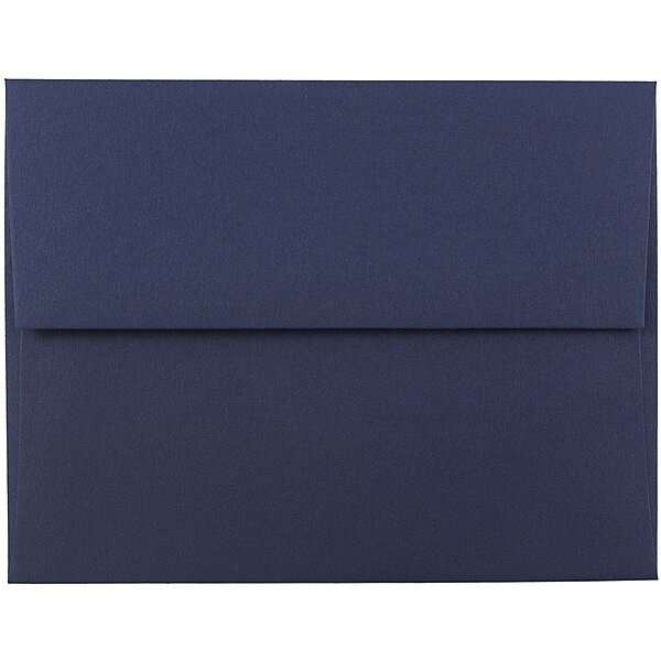 JAM PAPER Navy Blue Premium Invitation Envelopes - 25/Pack