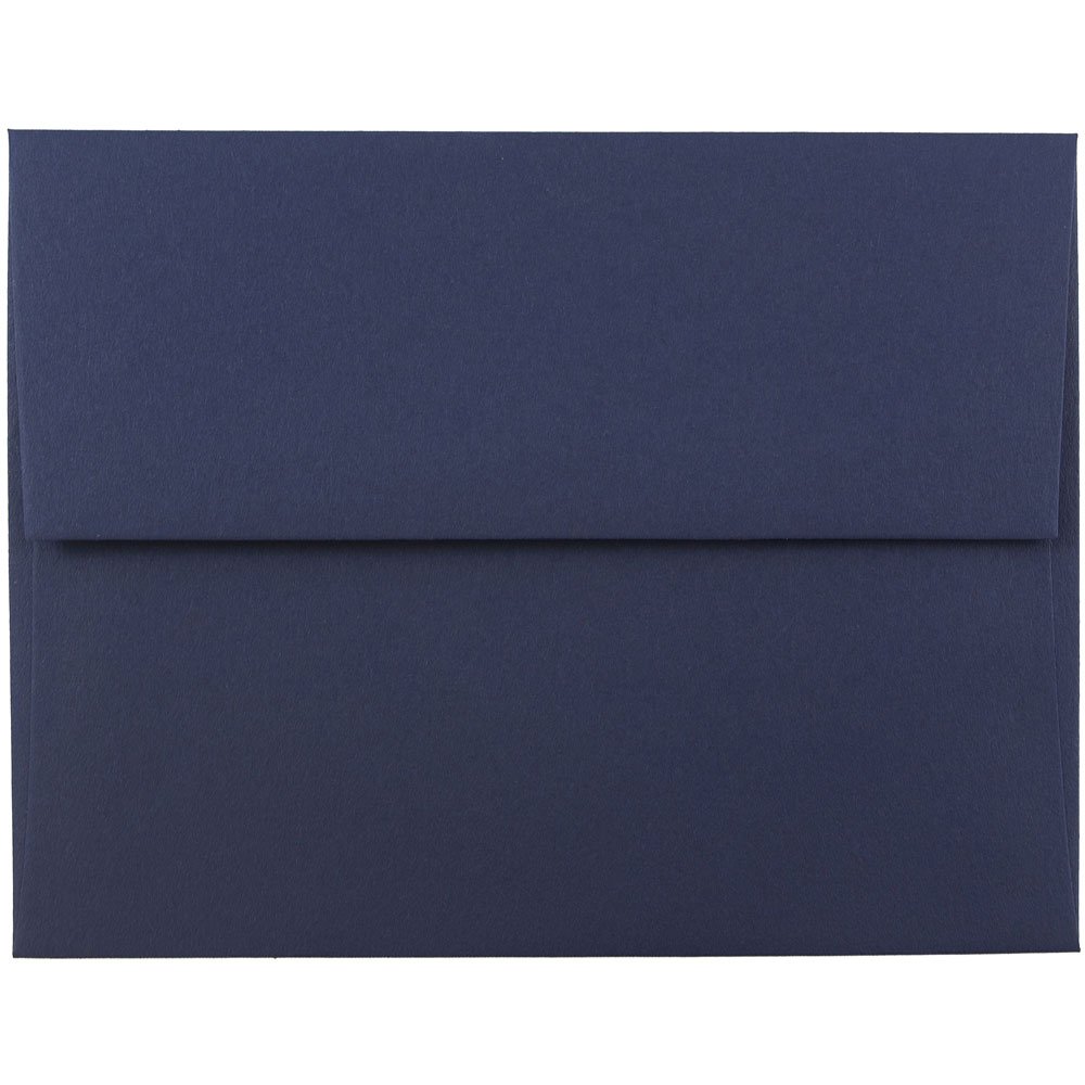 JAM PAPER Navy Blue Premium Invitation Envelopes - 25/Pack