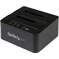 StarTech.com Standalone Dual-Bay Hard Drive Duplicator & Docking Station