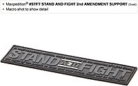 MAXPEDITION Stand and Fight 2nd Amendment Patch (SWAT) 5" x 1.25"