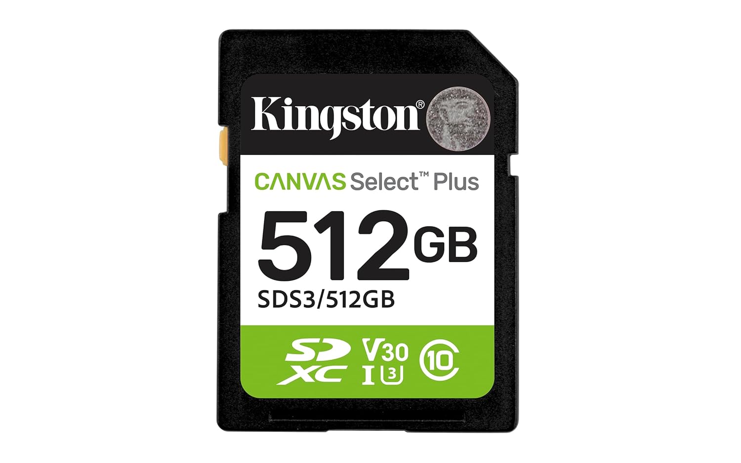 Kingston Canvas Select Plus SDXC Memory Card - Class 10 UHS-I